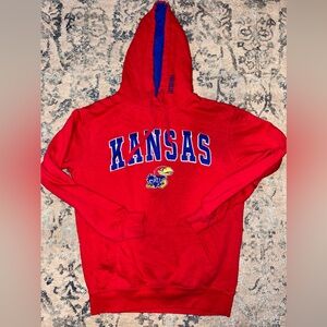 university of kansas hooded sweatshirt